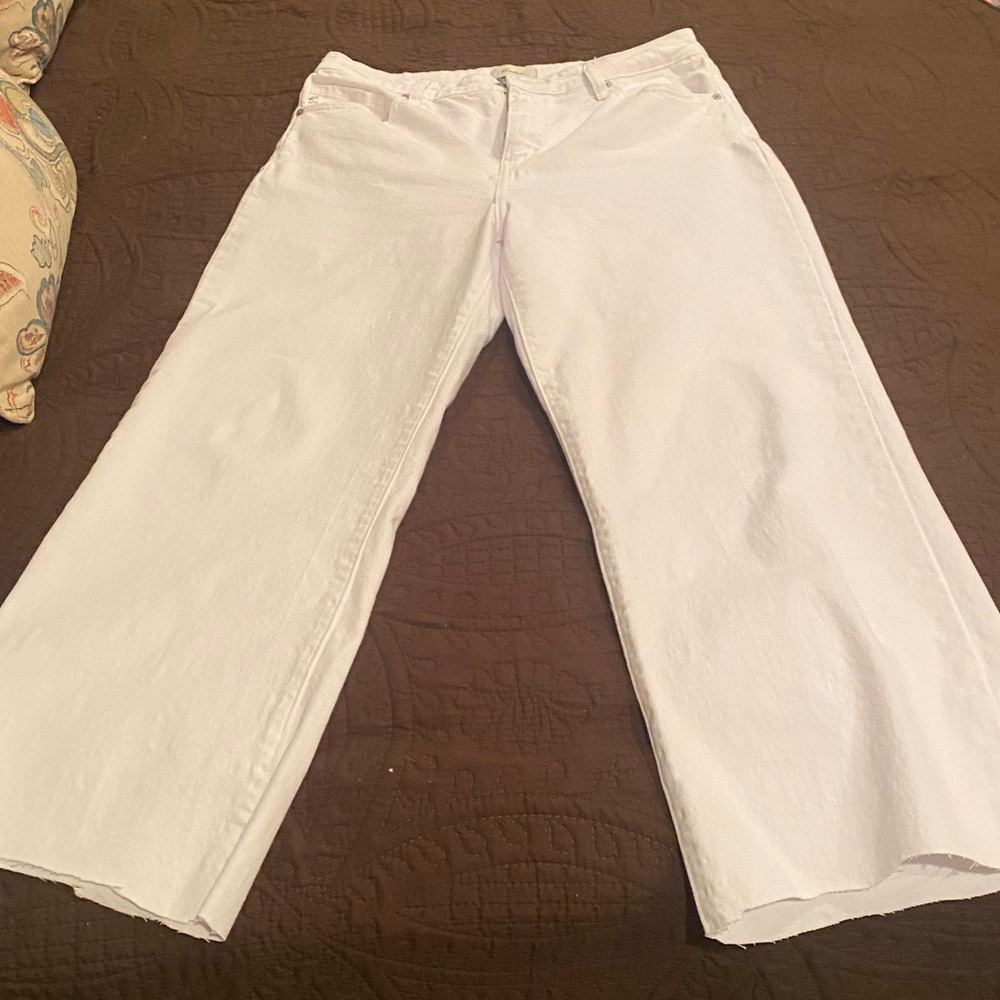 KanCan Women's White Wide-leg Jeans
